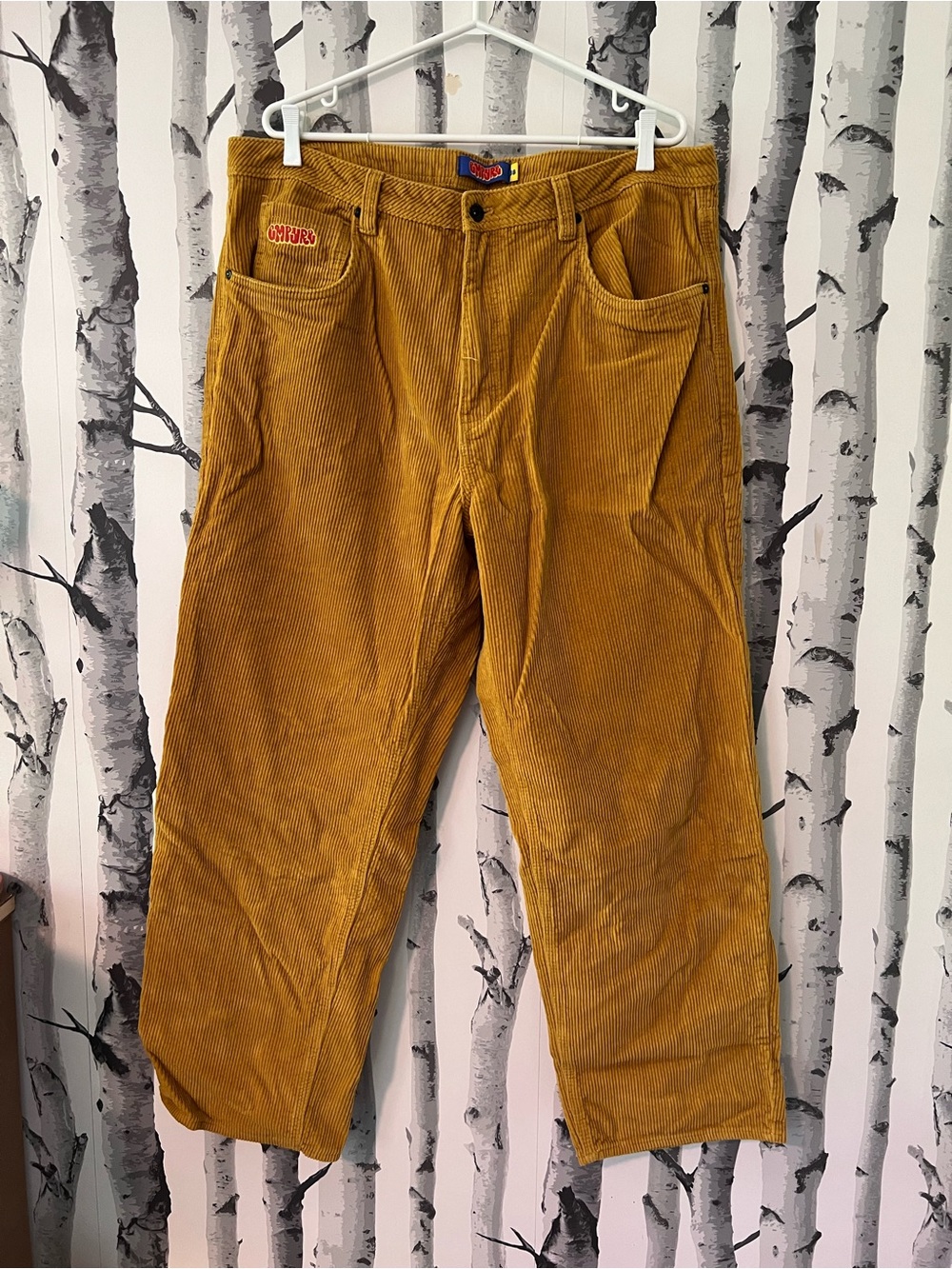 EMPYRE Men's Mustard Corduroy Pants